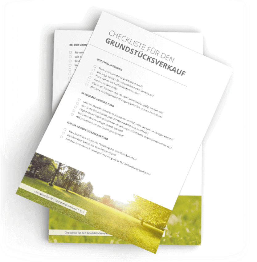Checkliste Grundstücksverkauf Checkliste Grundstücksverkauf